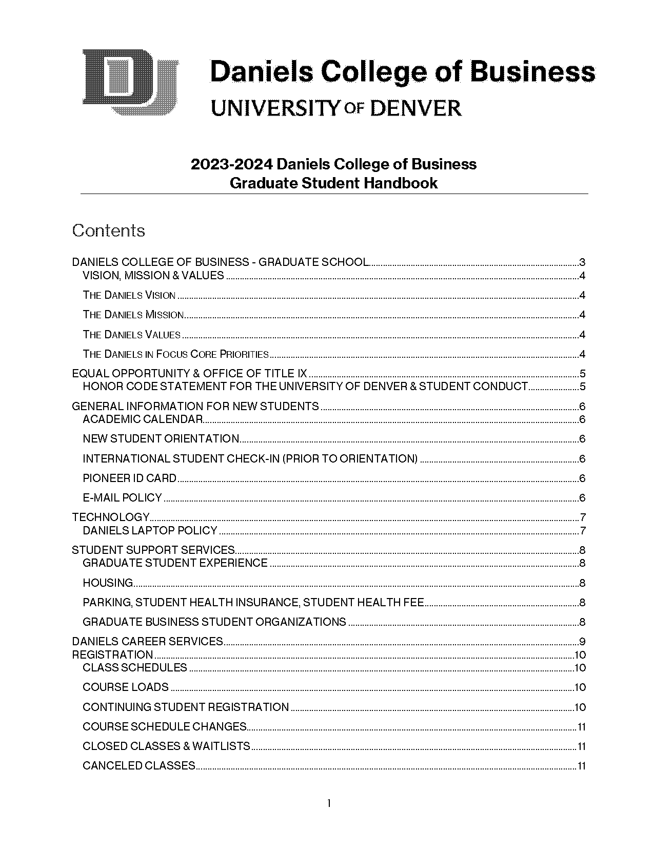 du graduate admissions requirements